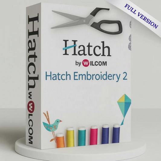 Hatch 2 Embroidery Software – Lifetime License Instant Download