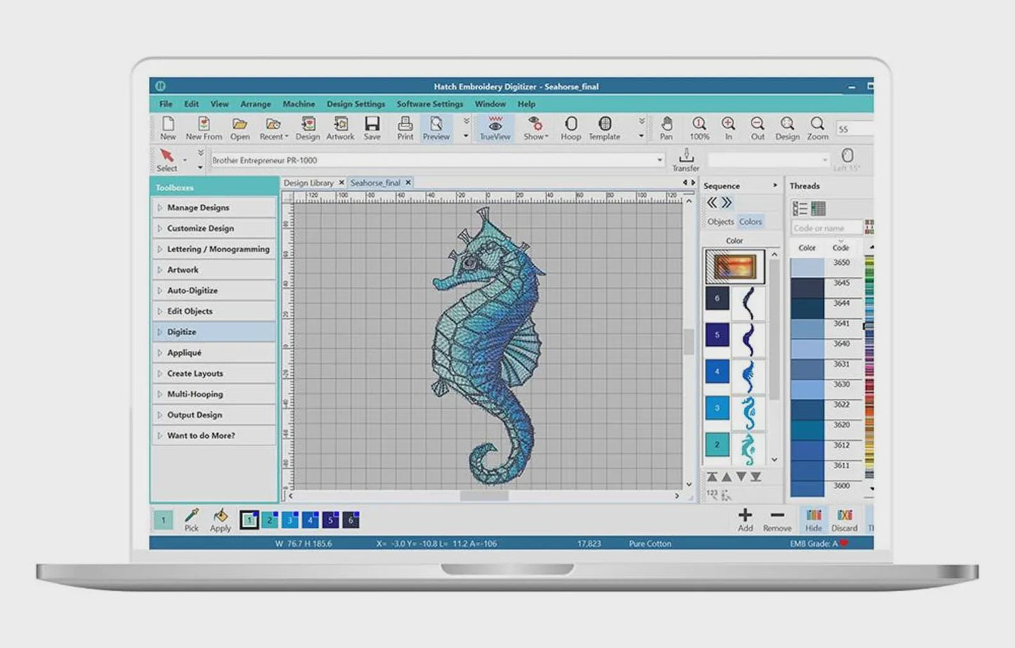 Hatch 2 Embroidery Software – Lifetime License Instant Download